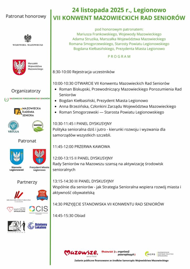 VII Konwent Mazowieckich Rad Seniorów